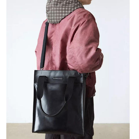 Dr Martens Black Leather Tote Bag Mayhem RB